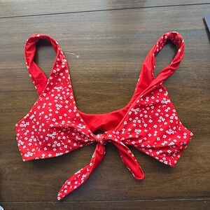 SHEIN Red Bikini Top - size S